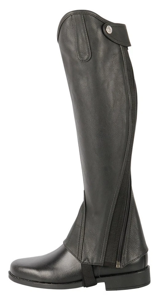 Harrys Horse Kunstlederchaps Nero XXL schwarz Reitchaps - Bild 3 von 4