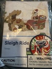 NEW Lowe's Sleigh Ride Kids Workshop DIY kit w/ patch Dec. 2025 Sleigh Reindeer