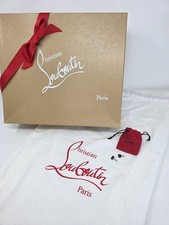 Christian Louboutin Shoe Box 150 Nappa Dust Bag & Drawstring Pouch Heel Tips