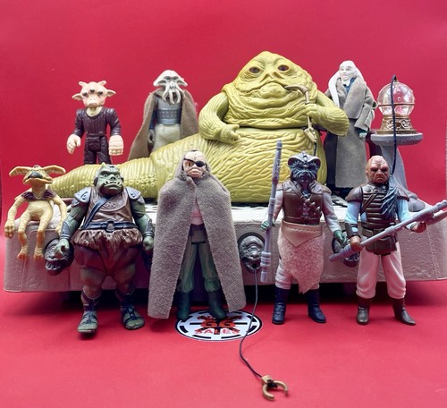Vintage 1983 Star Wars JABBA the HUTT Throne Playset Complete With Extra Figures