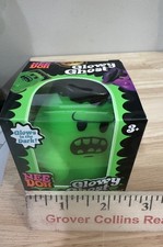 Authentic Schylling NeeDoh Glowy Ghost Spirits in Disguise Squishy Toy, Green
