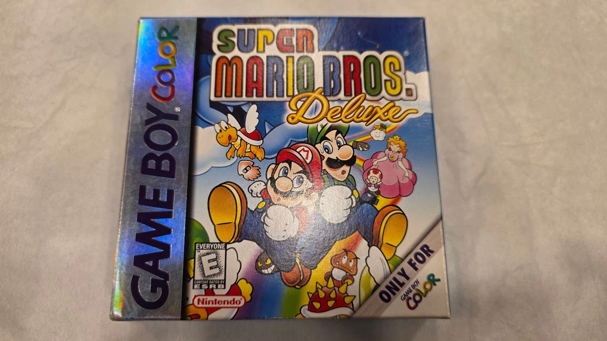 Nintendo Game Boy Color Super Mario Bros. Deluxe Video Games for