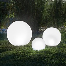 esotec Solar Leuchtkugel 3er SET multicolor Kugelleuchte Garten outdoor 102614