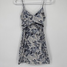 Free People Intimately Spaghetti Strap Slip Mini Dress Floral Chic Women’s XS