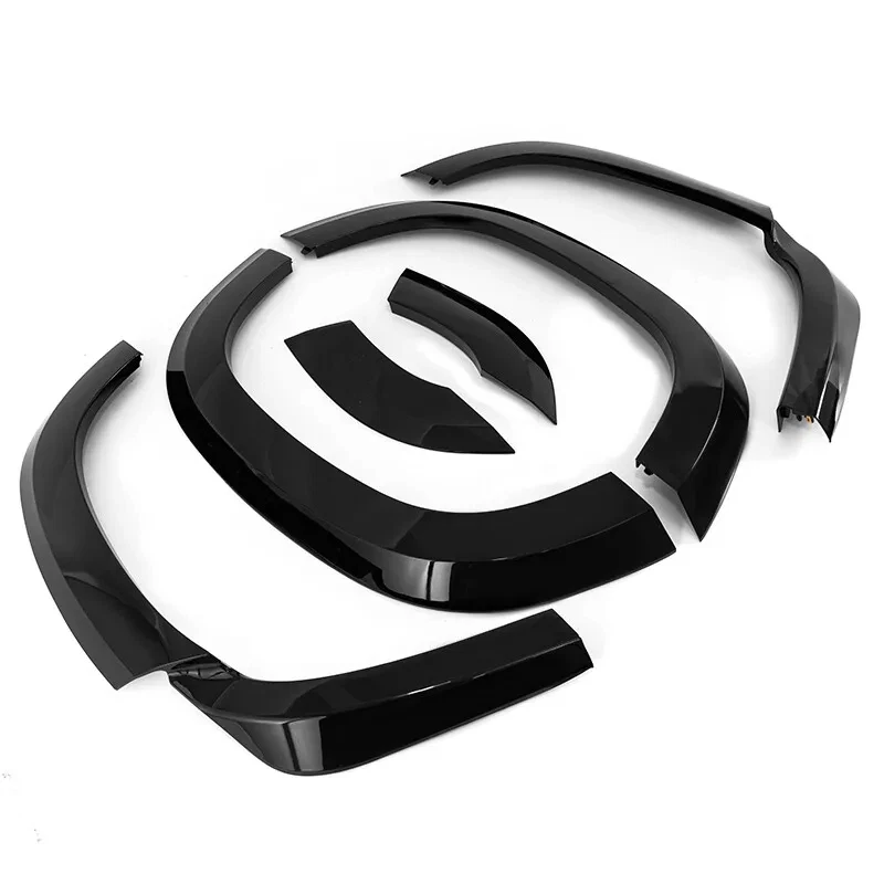 Juego de molduras de arco de rueda de coche negro brillante para Land Rover Defender 110 2020-2026 Foto 3 de 4