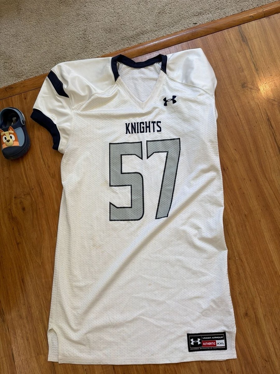 Under Armour Knights Football Jersey #57 White Size XXL | eBay