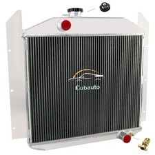 4 Row Aluminum Radiator For Studebaker 1949 1952 2r11 2r10 2r6 2r5 Pickup Truck