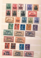 MEMEL 1920-23 postfrische Sammlung mit guten Marken (Me#RL#2)