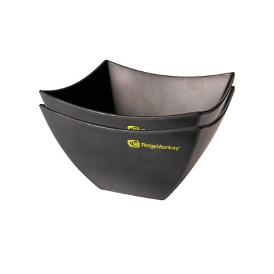 RidgeMonkey DLX Bowl Schüssel 2 Stück Outdoor Geschirr BPA-frei Schwarz DA