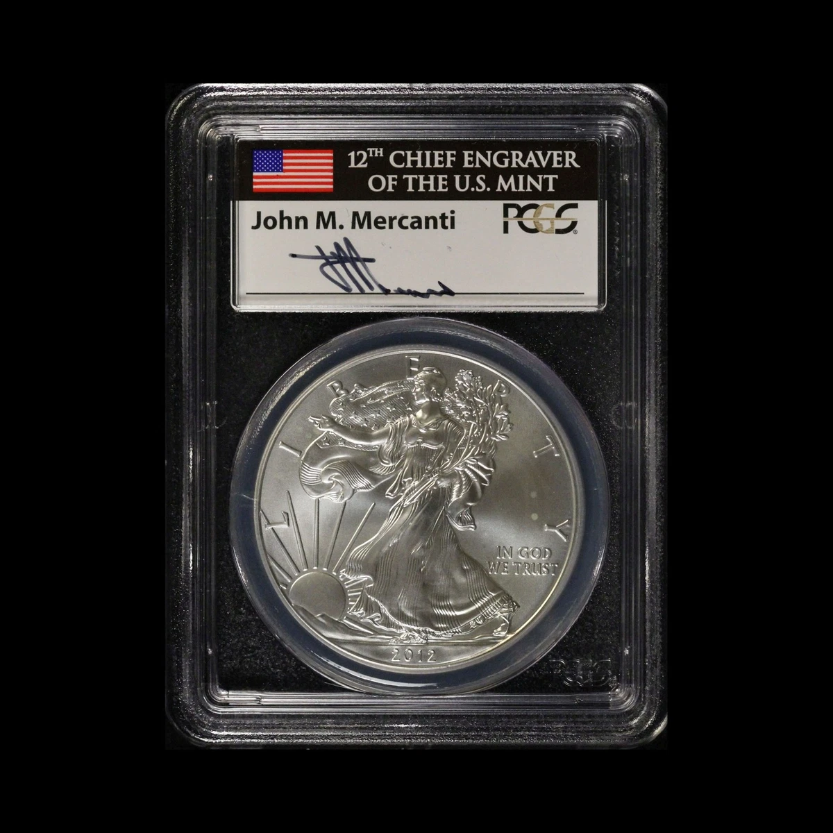 2012年 アメリカンイーグル銀貨 MS70 silver eagle American Eagle MS 70 Graded 2012 Silver Bullion Coins for sale | eBay