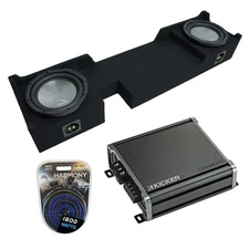 2004-2008 Ford F-150 Super Crew Truck Harmony A102 Dual 10" Sub Box & CXA800.1