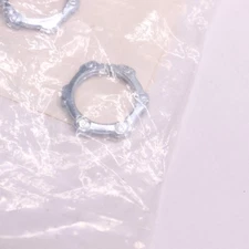 (10-Pk) Turck Locknut Diecast Zinc 1/2-14 Conduit x 1/2" Thread A3132