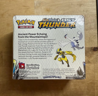 Pokemon TCG Sun & Moon Lost Thunder Booster Display Box Factory Sealed 36  Packs