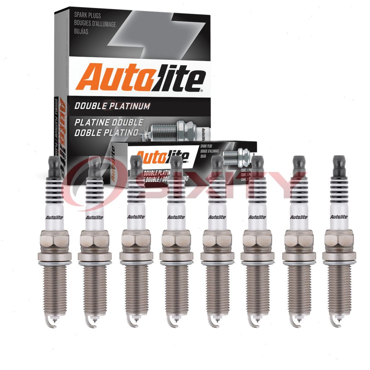 8 pc Autolite Double Platinum APP5683 Spark Plugs for 5614235 5118 4912 fd