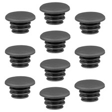 10PCS End Caps Mountain Bike Grips Bike Bar End Plugs Black Practical