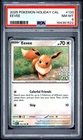 2025 POKEMON HOLIDAY CALENDAR #133 EEVEE PSA 8