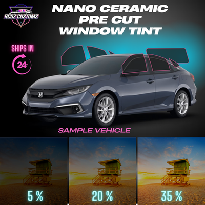 #ad #ad Nano Ceramic PreCut Window Tint Film for Civic Sedan 2016 2021 All SidesBack $80.00