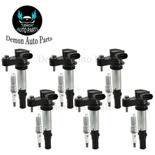 6pcs Ignition Coil and Spark Plug For Buick Rendezvous 3.4L 3.5L 3.6L V6
