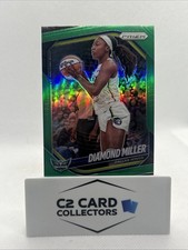 2025 Panini Prizm WNBA Diamond Miller Green Prizms #27 Dallas Wings