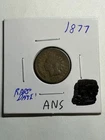 1877 Indian Head Cent Nice VG Key Date