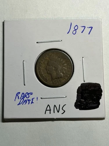 1877 Indian Head Cent Nice VG Key Date