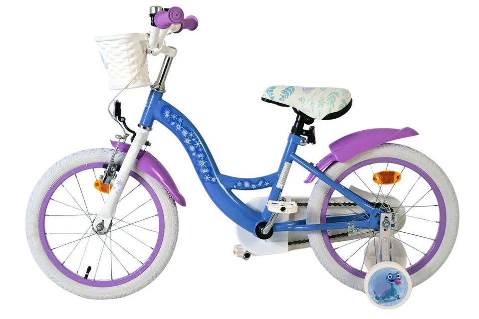 16 Zoll Kinder Mädchen Fahrrad Mädchenfahrrad Rad Bike Frozen 2 Eiskönigin Elsa - Bild 3 von 4