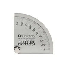 Golfworks Golf Club Loft/Lie Protractor Stainless Steel Gauge Irons/Woods/Putter