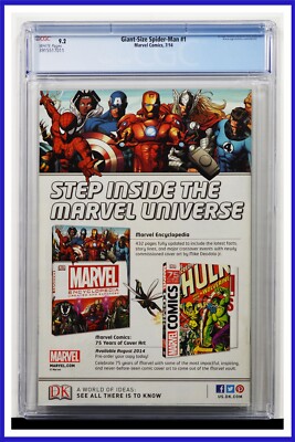 Giant-Size Spider-Man #1 CGC Graded 9.2 Marvel July 2014