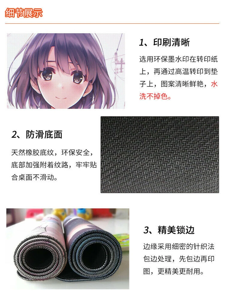 Alfombrilla de ratón con teclado de anime NieR:Automata 2B alfombrilla de ratón con disfraces regalos #9 Foto 3 de 4