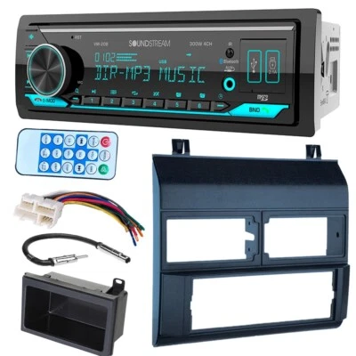 SOUNDSTREAM Bluetooth In-Dash MP3/AM/FM Radio Car Stereo for 1988-1994 GM C/K 1500 BLUE