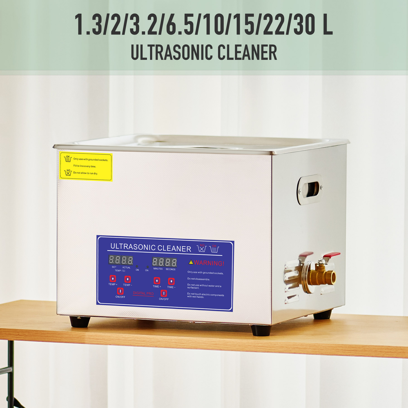 Digital Industrial Ultrasonic Cleaner UltraSonic Bath Cleaning Tank