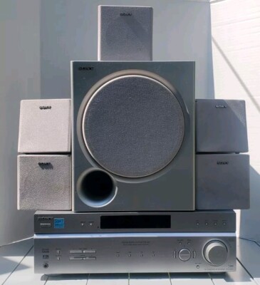 Sony STR-K660P HiFi Stereo Receiver W/ Subwoofer & 5 Speakers - Suround Sound 
