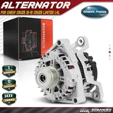 Alternator for Chevy Cruze 2012-2015 Cruze Limited 2016 L4 1.4L 130A CW 5-Groove