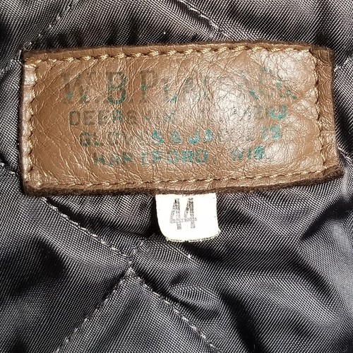 Vintage 1960er Leder Hirschleder Jacke Herren 44 braun Western WB Place USA Made EUC - Bild 8 von 8