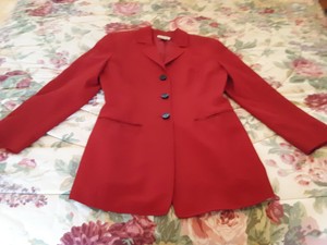 ann taylor red blazer