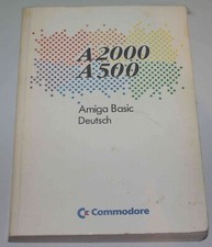 Amiga BASIC Commodore manuale originale, letteratura di programmazione Amiga in tedesco