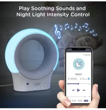 Hubble Connected Eclipse Smart Wi-Fi Audio Monitor And Soother With Night Light