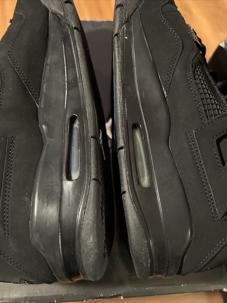 Mens Jordan 4 Retro Black Cat Black/Black 2006 - Size 13 Mens Jordan 4 Retro Black Cat Black/Black 2006 - Size 13