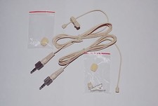 2 X Lavalier Lapel Microphones for Sennheiser Wireless Transmitters NEW 