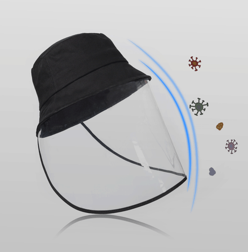 Maschera Viso Riutilizzabile Lavabile Protezione Cover Antispruzzi Sicurezza Lavoro CAPPELLO - Foto 5 di 15