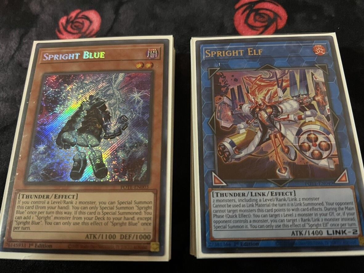 YuGiOH Complete Spright Deck! Toadally Awesome Swap Frog Starter El + Bonus  Gift