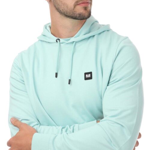 Men's Hoodie Weekend Offender Sirrocco Regular Fit Pullover in Blue - Picture 3 of 4