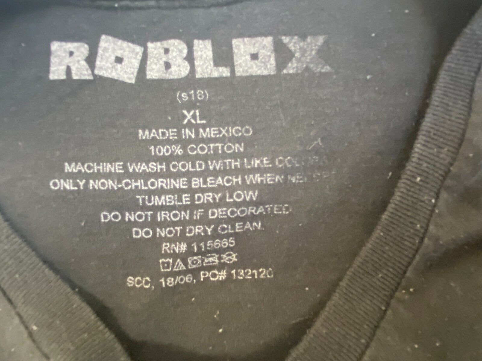 Original Roblox T-shirt For Boys Size XL