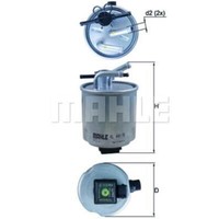 Mahle Kraftstofffilter Passend FüR Nissan Pathfinder III