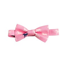 Pink Men  s Derby Race Day Horses Bow Tie  Pre-Tied Adjustable  Roses