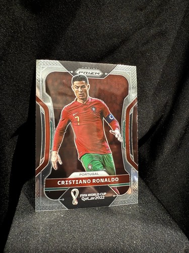 Cristiano Ronaldo 2022 Panini Prizm World Cup Qatar Portugal NRMT+ - Picture 3 of 3