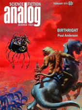 Analog Science Fiction-Science Fact  Vol 84, No. 6, Feb 1970 Art Poster 18x24