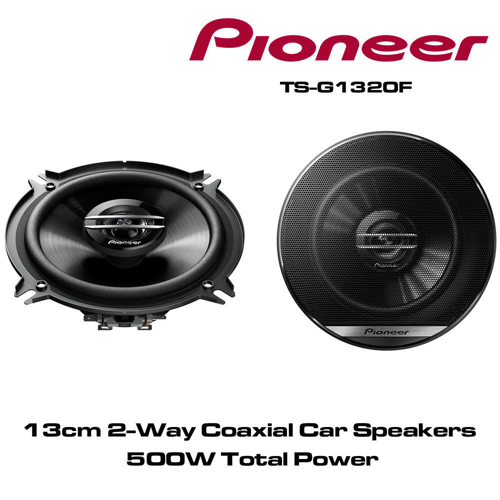 PIONEER TS-G1320F 13cm 5.25" 500W 2-Way Coaxial Car Speakers Pair