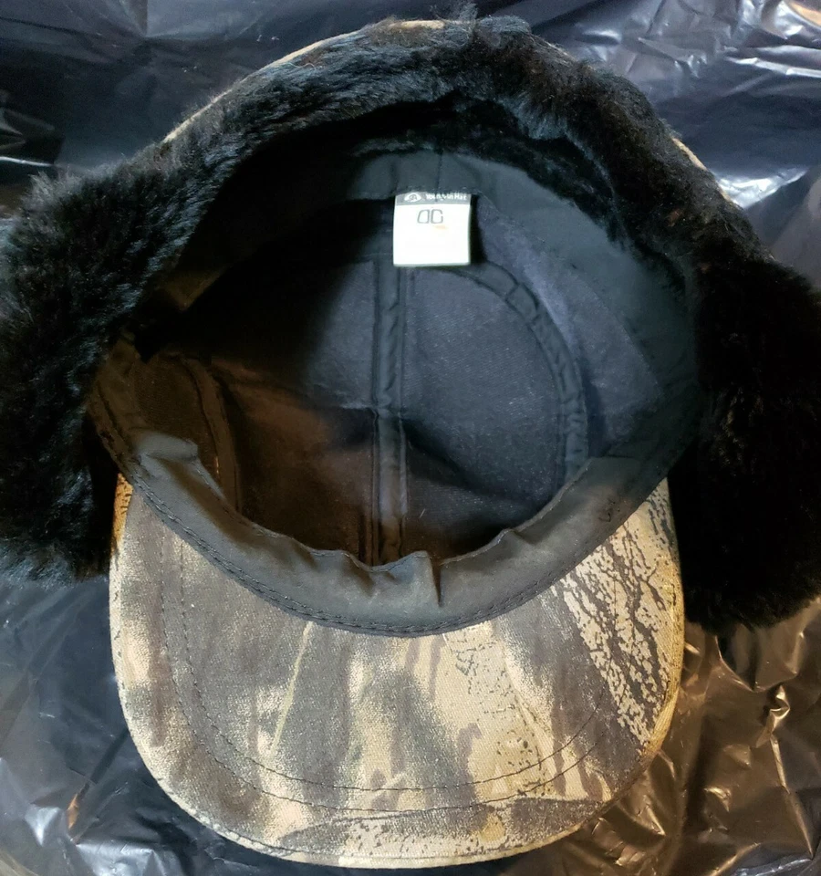 Hunter's camouflag Hat With Optional ear Covers By Young An Hats, vintage? (c1) - Image 4 of 4