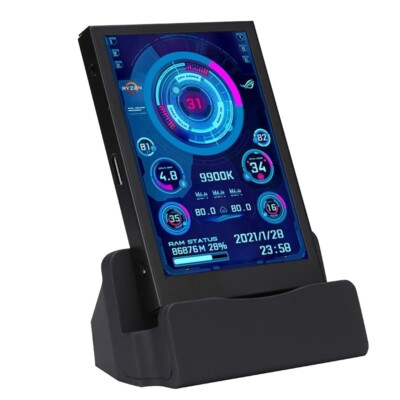 GEÖFFNET 3,5 Zoll IPS TYPE-C Sekundärbildschirm Computer CPU GPU RAM HDD Display USB